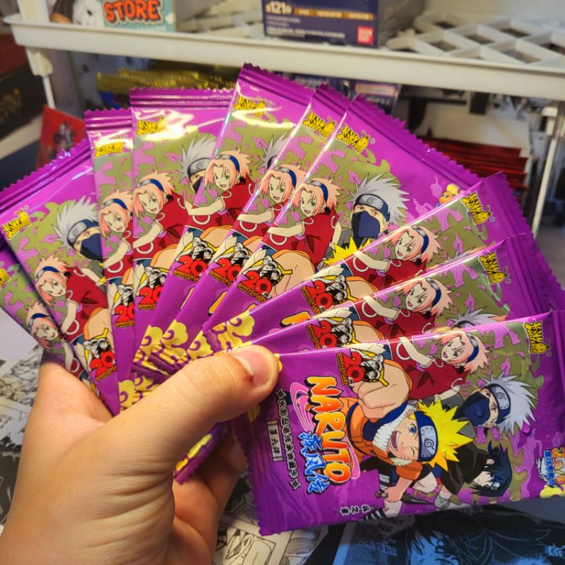 Thẻ nhân phẩm Naruto Kayou chính hãng t2w6 Mua box đặt 30 pack