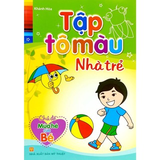 Sách: Tập Tô Màu Nhà Trẻ (  Trọn bộ Túi 8 Cuốn)