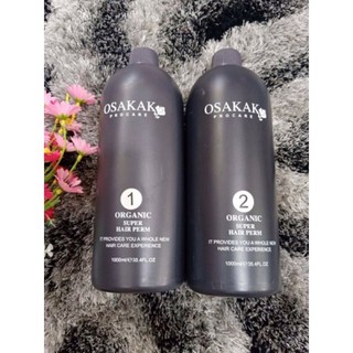 2 CHAI Thuốc uốn tóc OSAKAK (cặp số 1+2)
