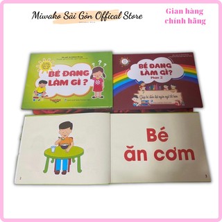 Học liệu Bé đang làm gì