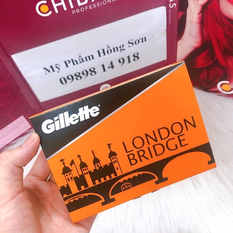 Dao cạo lông mặt - Dao lam cạo râu Gillette hộp 200 lưỡi