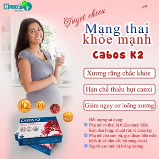 Canxi Hữu Cơ Cho Bà Bầu Cabos K2