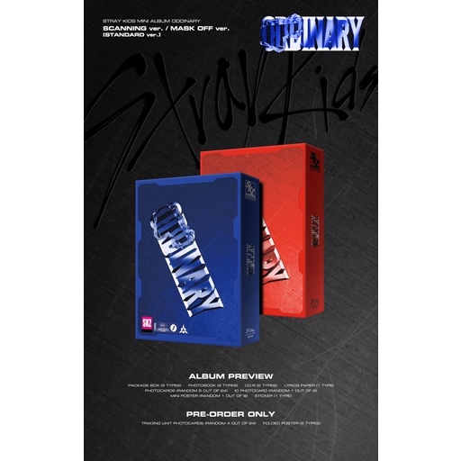 ALBUM RỖNG + NGUYÊN SEAL ODDINARY - STRAY KIDS