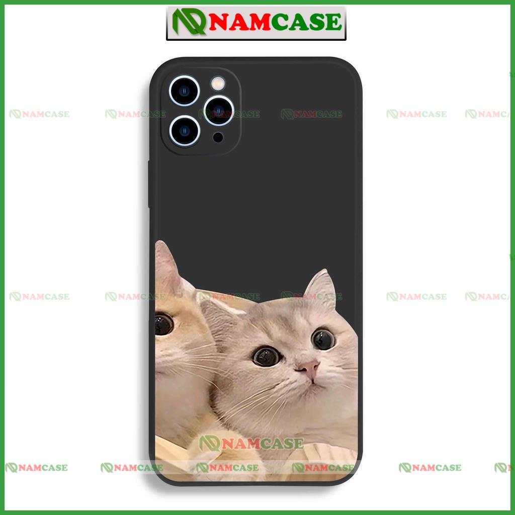 Ốp lưng iphone cặp đôi hoạt hình độc lạ mèo ngộ nghĩnh dễ thương đẹp cho ip 6/6s/7/8/X/XS/11/12/13/14 Pro Plus Max