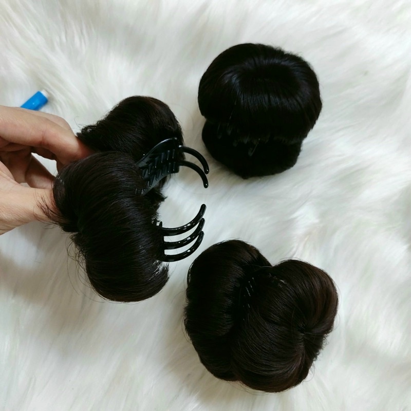 Kẹp tóc càng cua 5 răng tóc giả