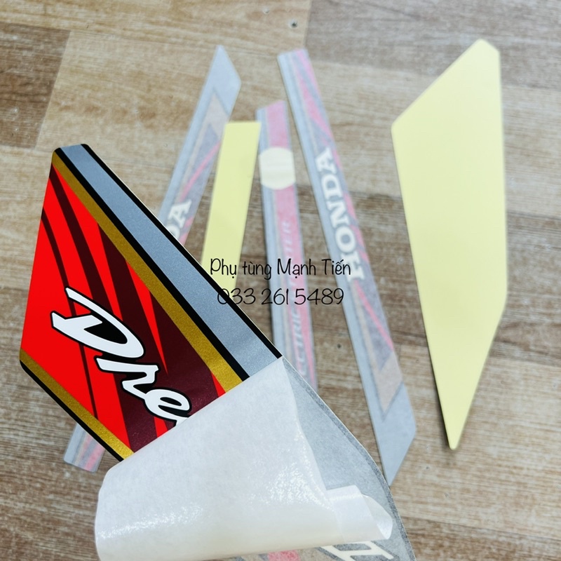 Bộ tem lửa dream Thái  hàng 3 lớp  6 chi tiết