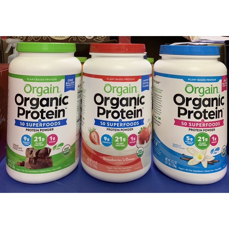 Bột Protein Orgain Organic Protein & 50 Superfoods 1.20kg - Vị Socola