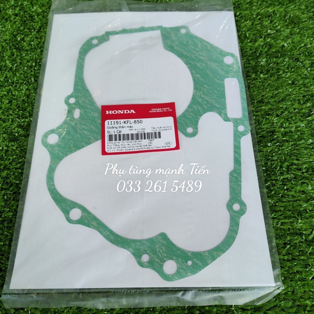 Ron thân máy + Ron nắp máy phải wave 110 chính hãng