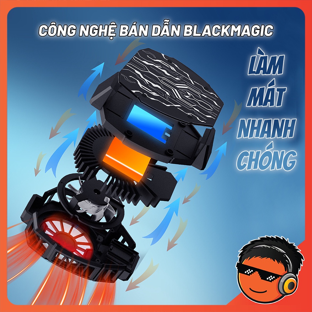 Quạt Tản Nhiệt Điện Thoại MEMO DL-05 - Tăng Hiệu Năng Cho Điện Thoại
