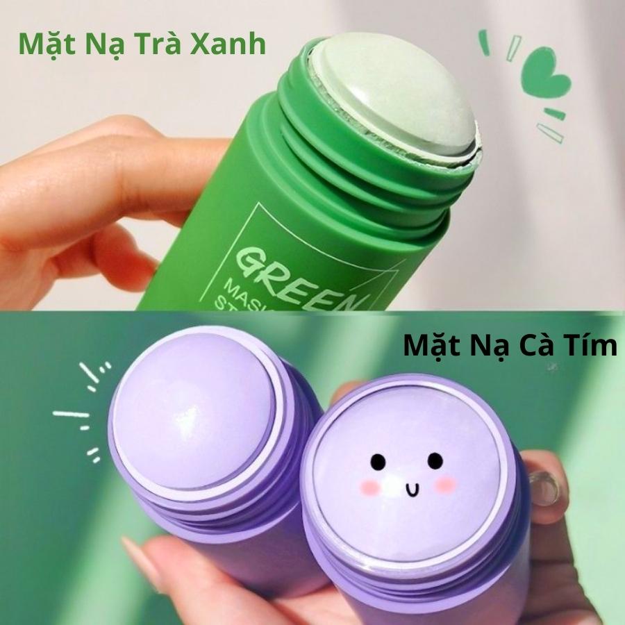 Mặt Nạ Đất Sét Trắng Da Green Tea Mask Stick Mặt Nạ Trà Xanh Giảm Mụn Đầu Đen Hiệu Quả Rửa Sạch Sâu Lỗ Chân Lông