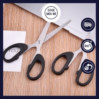 Combo 3 Cây Kéo Cắt Văn Phòng Cán Đen (LA1014) ssr