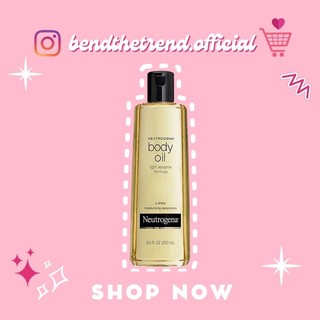 Dầu dưỡng thể neutrogena body oil light seasame formula