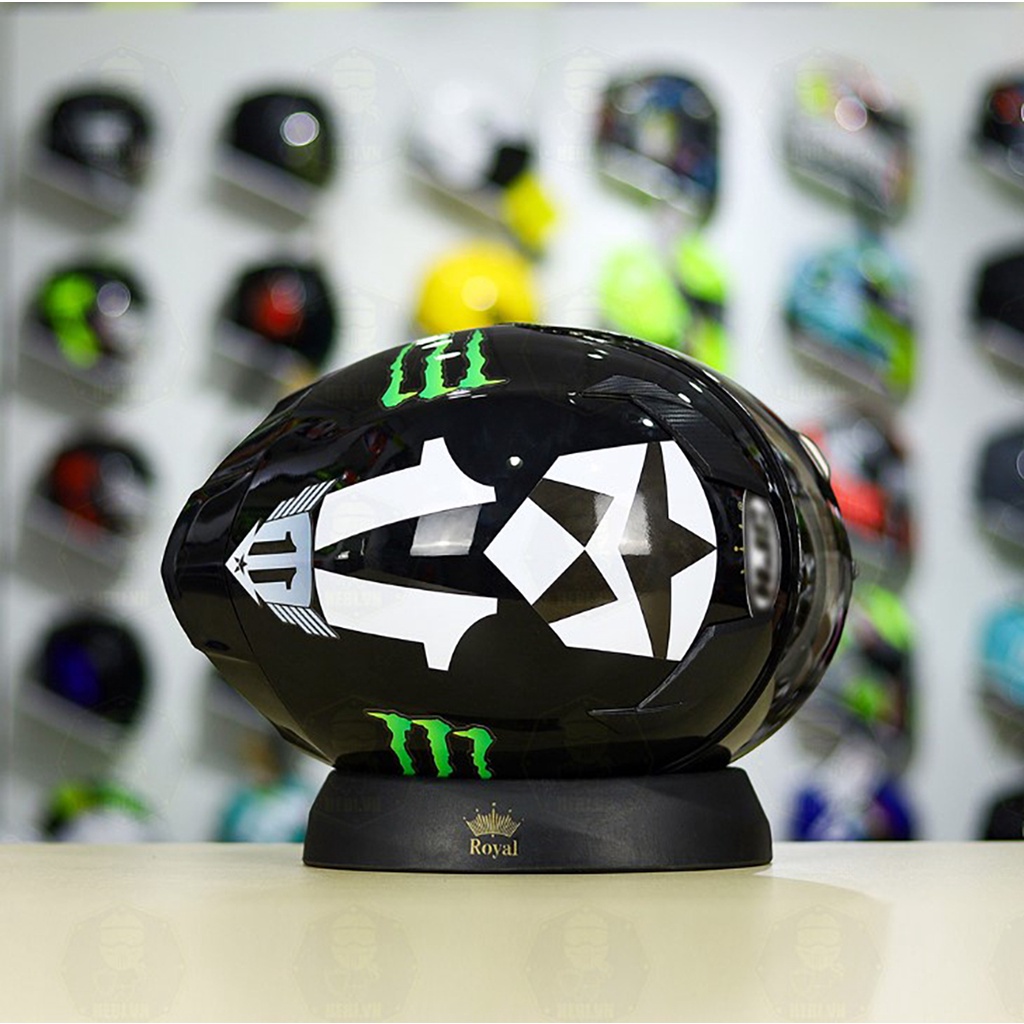 Tem Decal Monster Cho Mũ Fullface