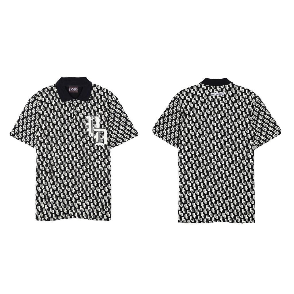 ÁO POLO PADẼ HỌA TIẾT MONOGRAM PD