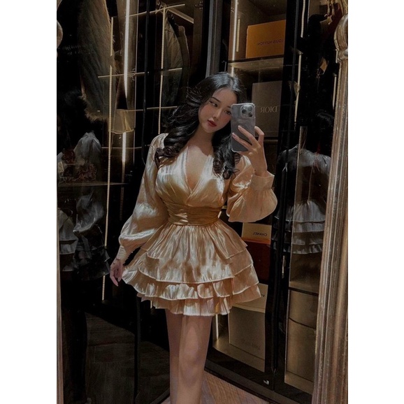 đầm tầng dự tiệc bigsize 55kg-90kg🍒🍒
