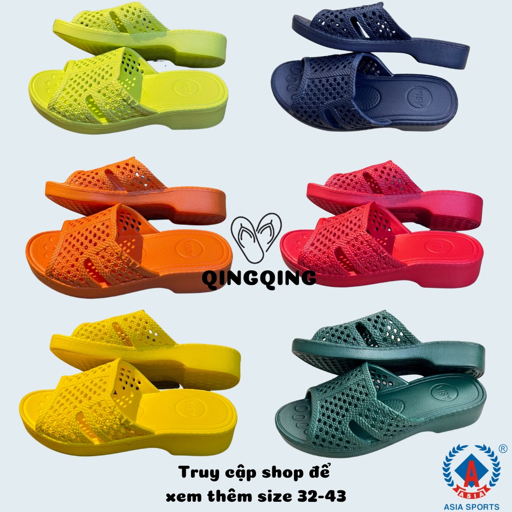 Dép tổ ong,dép đi trong nhà ASIA (size 39 -43) form chuẩn- Hàng chính hãng,đế dày 3cm
