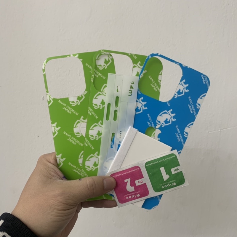 Dán PPF lưng + viền rời 4 lớp cho Smart IPhone 14 Promax / 14 Pro / 13 Promax / 12 Promax dễ dán tặng kèm gạt