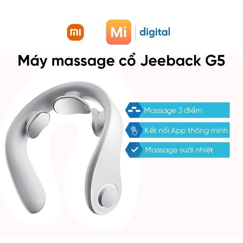 Máy massage cổ thông minh Xiaomi Jeeback G5 Sử Dụng App Huawei Điều Khiển