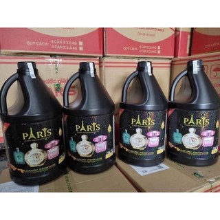 Nước giặt Paris 3.6L hương nước hoa Pháp , nước giặt số 1 được các chị em tin dùng.hàng chuẩn cty
