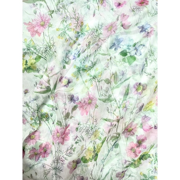 Vải tơ xước hoa cành