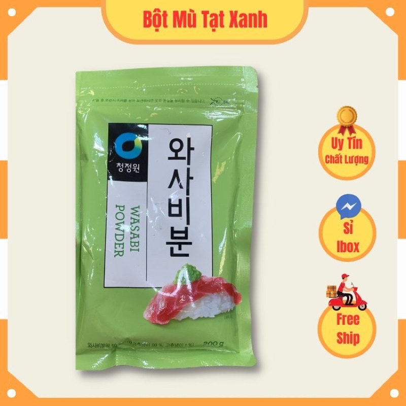 Bột mù tạt xanh Hàn Quốc gói 200g