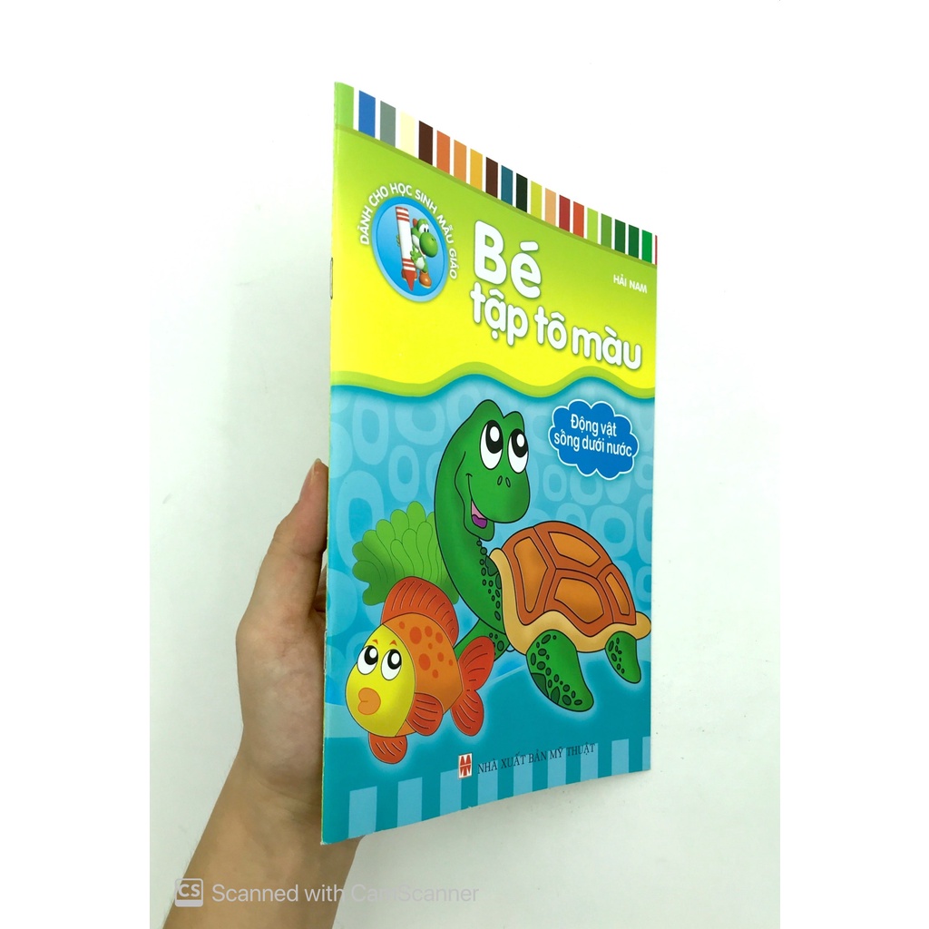 Sách_Bé Tập Tô Màu - Động Vật Sống Dưới Nước