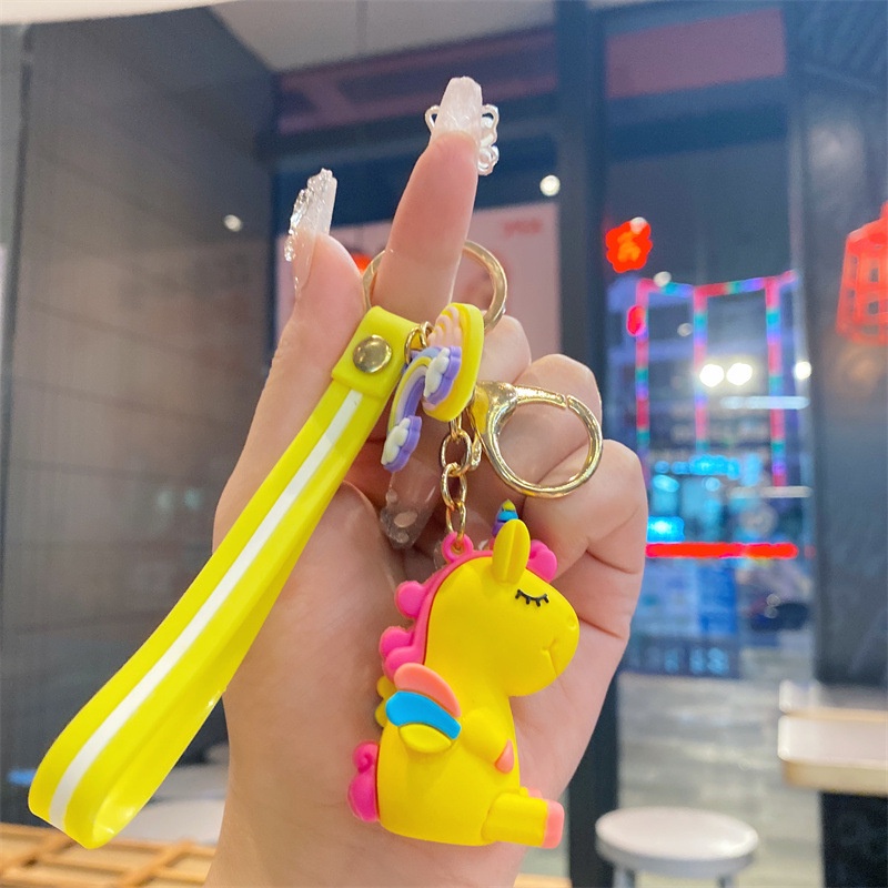 Móc khóa kỳ lân unicorn cao cấp đẹp cute hình thú dễ thương phụ kiện túi xách MK1 - Ladykiller