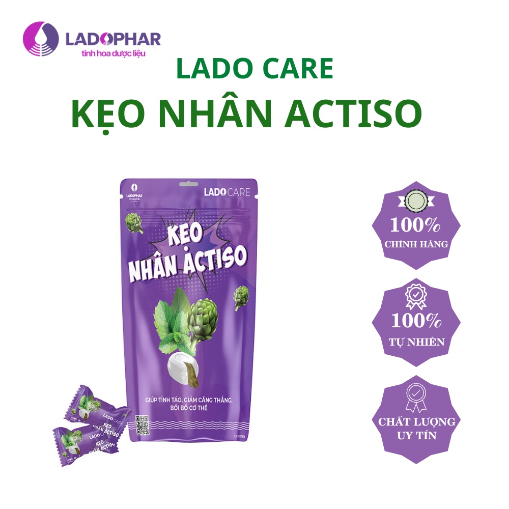 LADO CARE KẸO NHÂN ACTISÔ