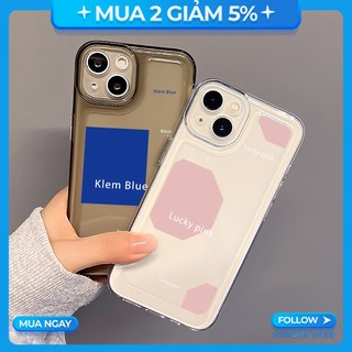 Ốp Lưng iPhone 16/14 Pro Max/15 Pro Max/16 Pro Max... Dẻo Trong Space Hình Klem