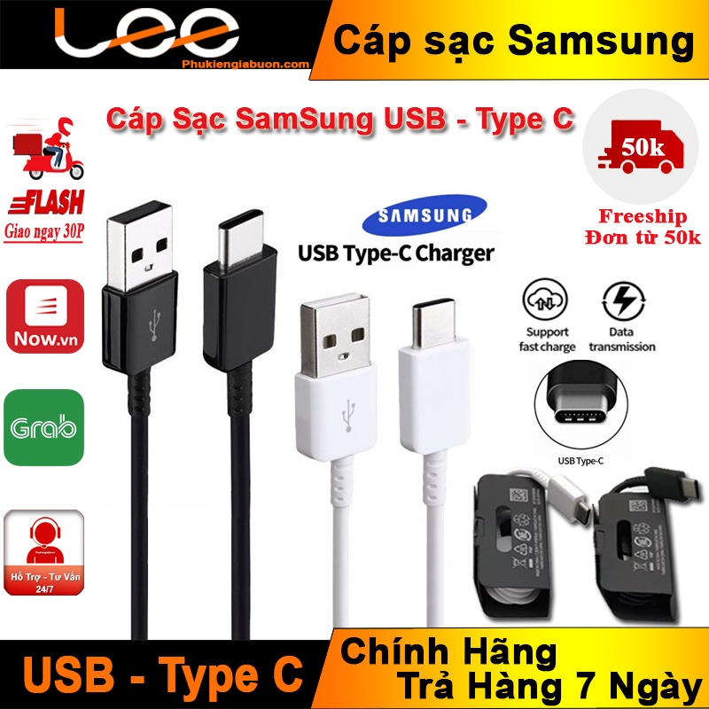 Cáp sạc samsung Type C S10 chính hãng