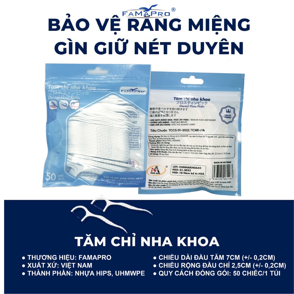 Tăm Chỉ nha khoa Famapro Cao cấp
