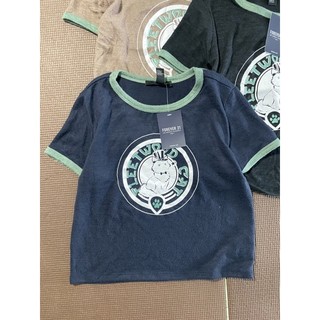 áo thun len baby tee crop top
