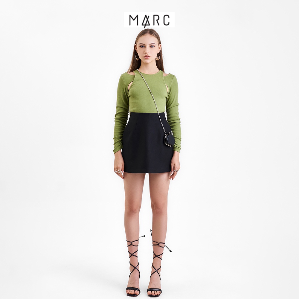 Chân váy chữ A nữ MARC FASHION skort cơ bản 2 túi CBMH092122