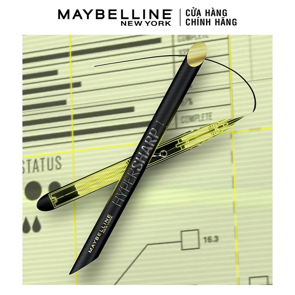 [MAYBELLINE NEW YORK] Bút Kẻ Mắt Nước Siêu Sắc Mảnh, Không Lem Trôi Hyper Sharp Liner Extreme 0.4g