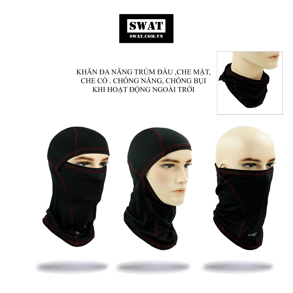 Khăn Ninja Trùm Đầu Swat F1 Cao Cấp Co Giãn 4 Chiều