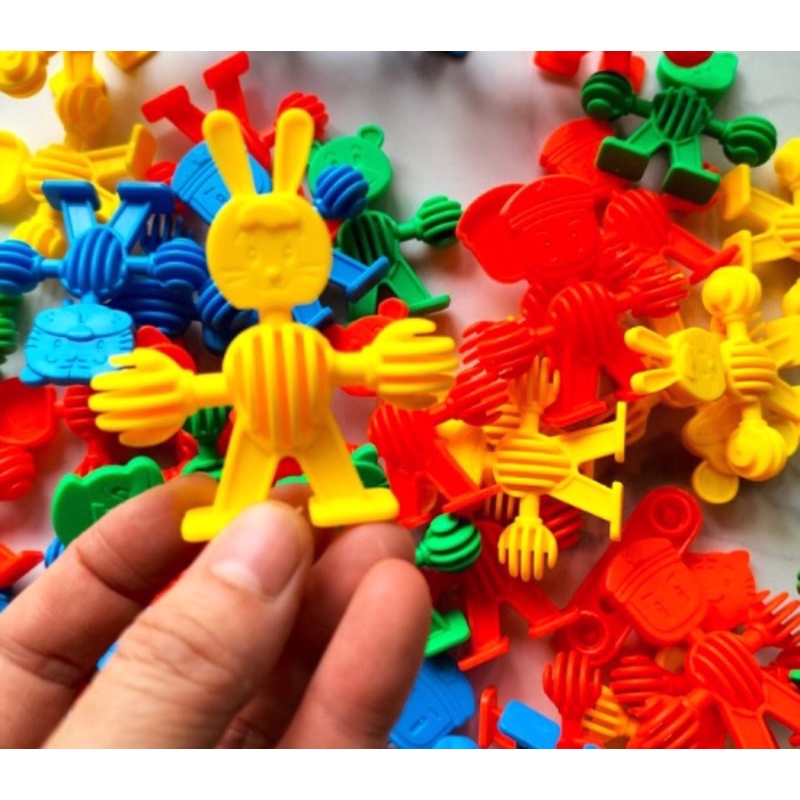 ĐỒ CHƠI THÔNG TƯ 02 - LEGO XẾP HÌNH NHIỀU MẪU MÃ NHIỀU MÀU SẮC, LẮP GHÉP THEO CÂN KÝ