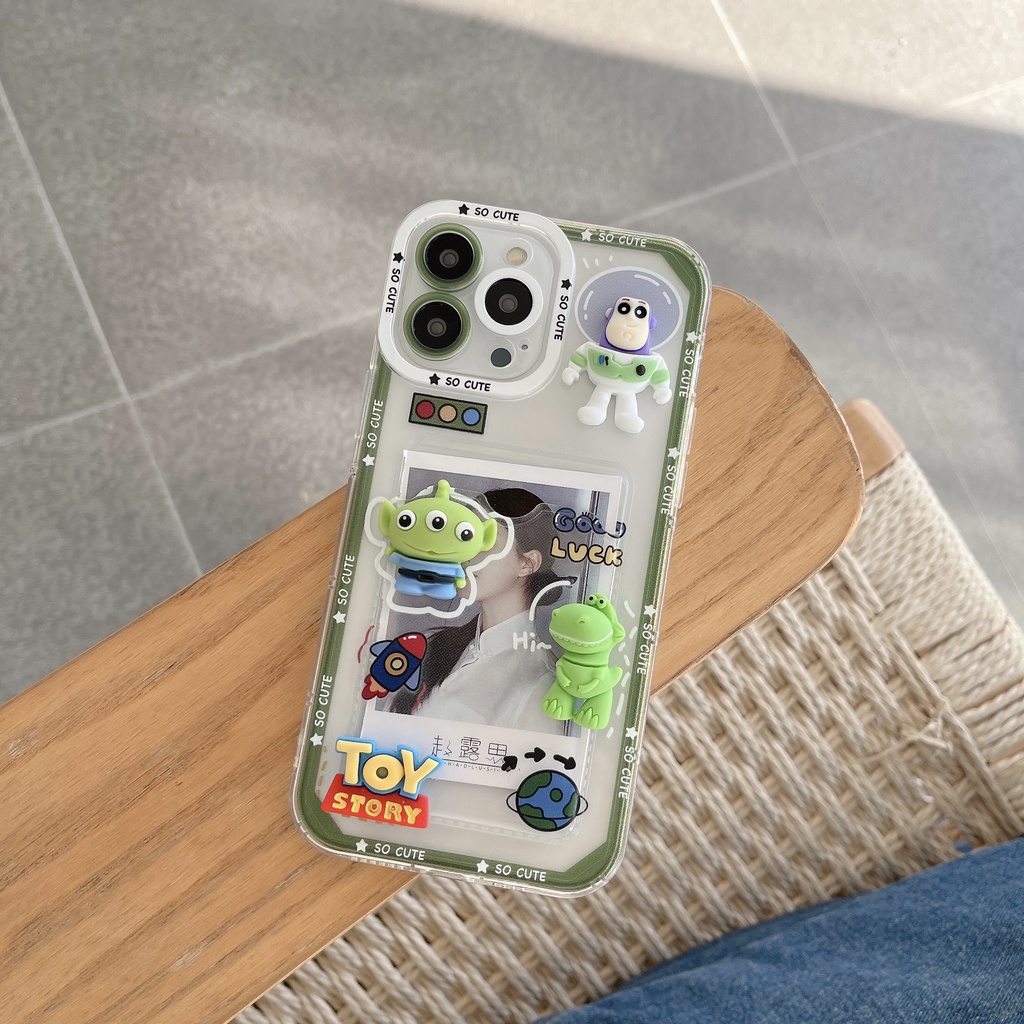 Ốp Điện Thoại Tpu Trong Suốt In Hoạt Hình Toy Story 3D Cho iPhone 14 13 12 11 Pro Max XS XR 7 8 Plus