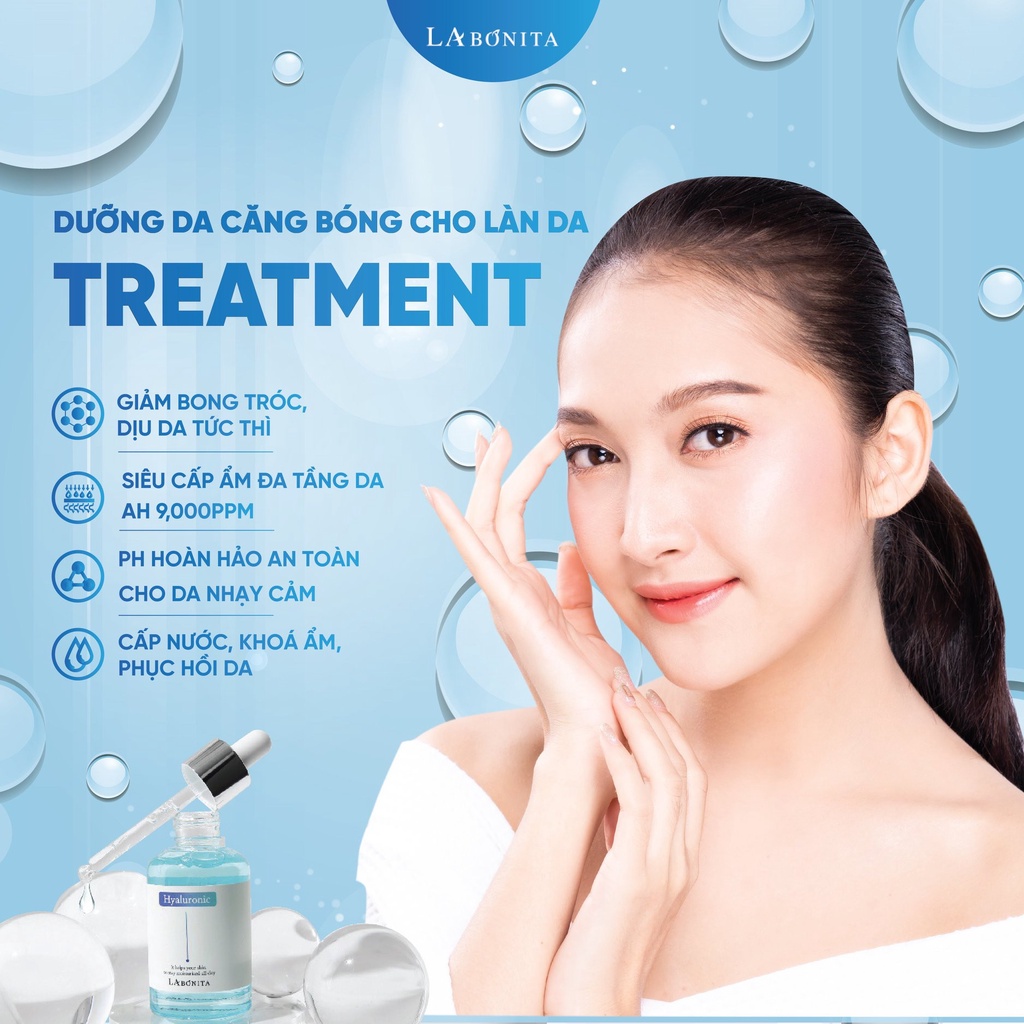 Tinh chất dưỡng ẩm sáng da & tăng độ đàn hồi - La Bonita Vital Hyaluronic Acid Serum 50ml