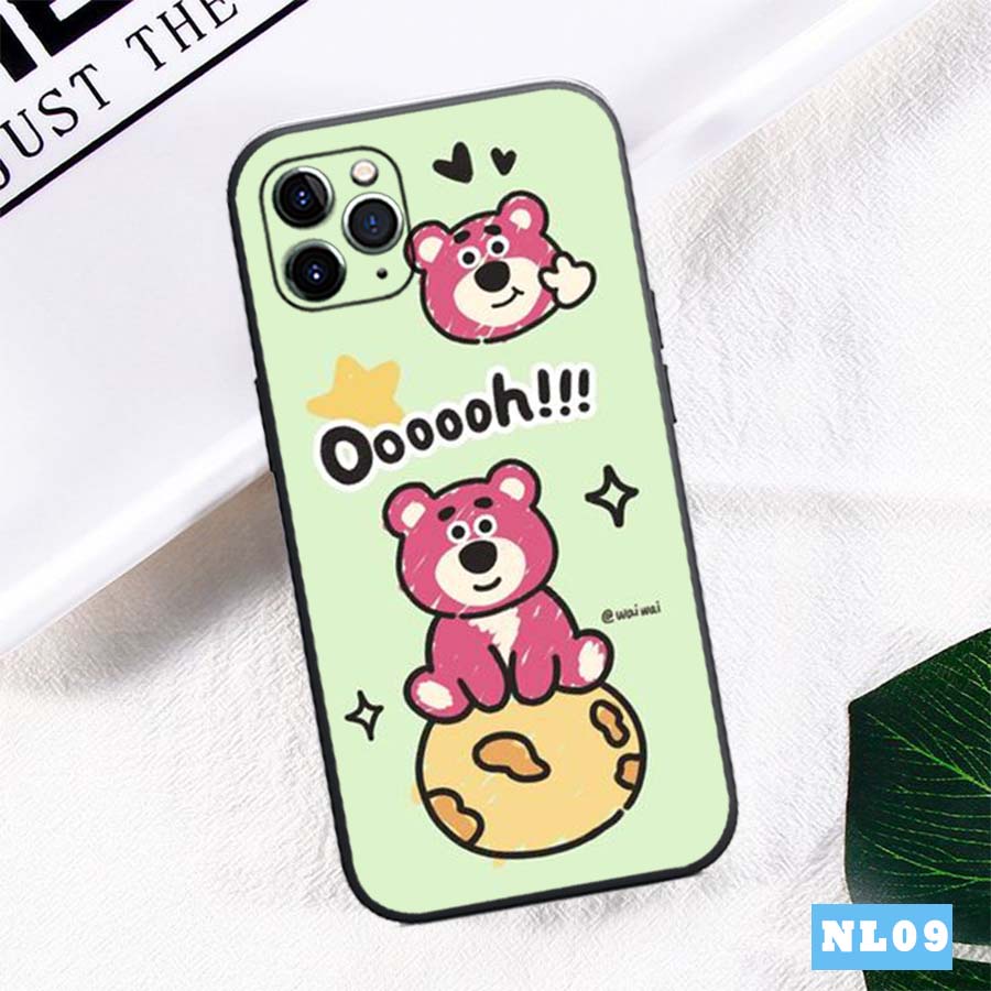 Ốp lưng iphone gấu hồng 6 plus/7 plus/x/xs max/11 pro/11 pro max/12 pro/13 pro max/13 pro/14 pro max/14 pro/14 plus
