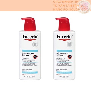 Dưỡng thể dưỡng ẩm 48h cho da khô, nứt Eucerin Advanced Repair Body Lotion 500ml