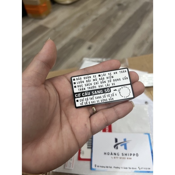 Bộ 4 miếng tem thông số supper dream