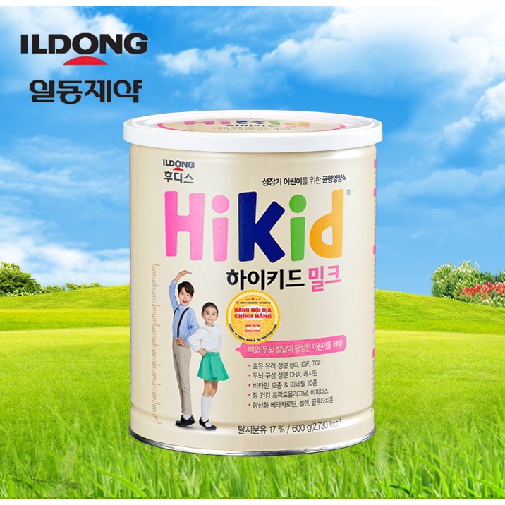 Sữa Hikid Vani Bổ Sung Dinh Dưỡng Cho Trẻ Từ 1-9 Tuổi Hộp 600g