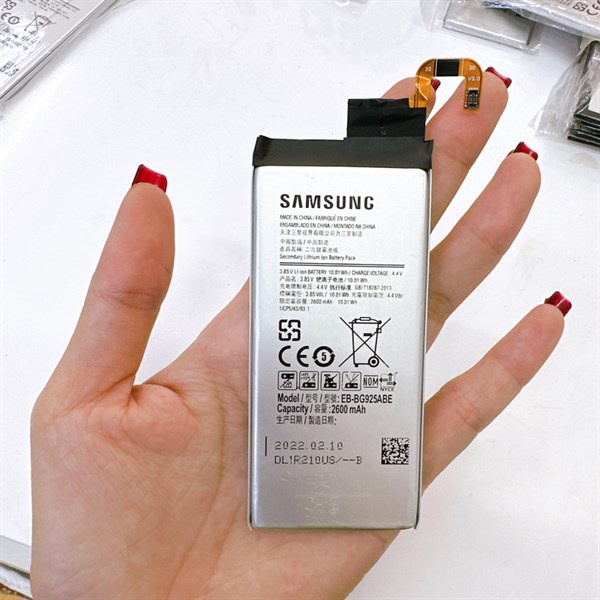 Pin Samsung S6 Edge - EB-BG925ABE hàng như hình.