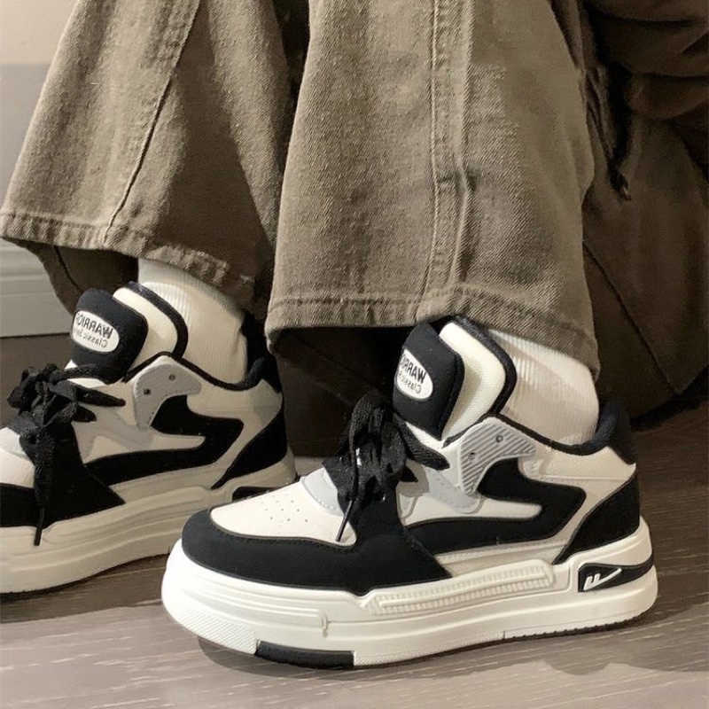 Giày sneaker cổ cao , giày thể thao nam nữ hàng chuẩn hình phối màu