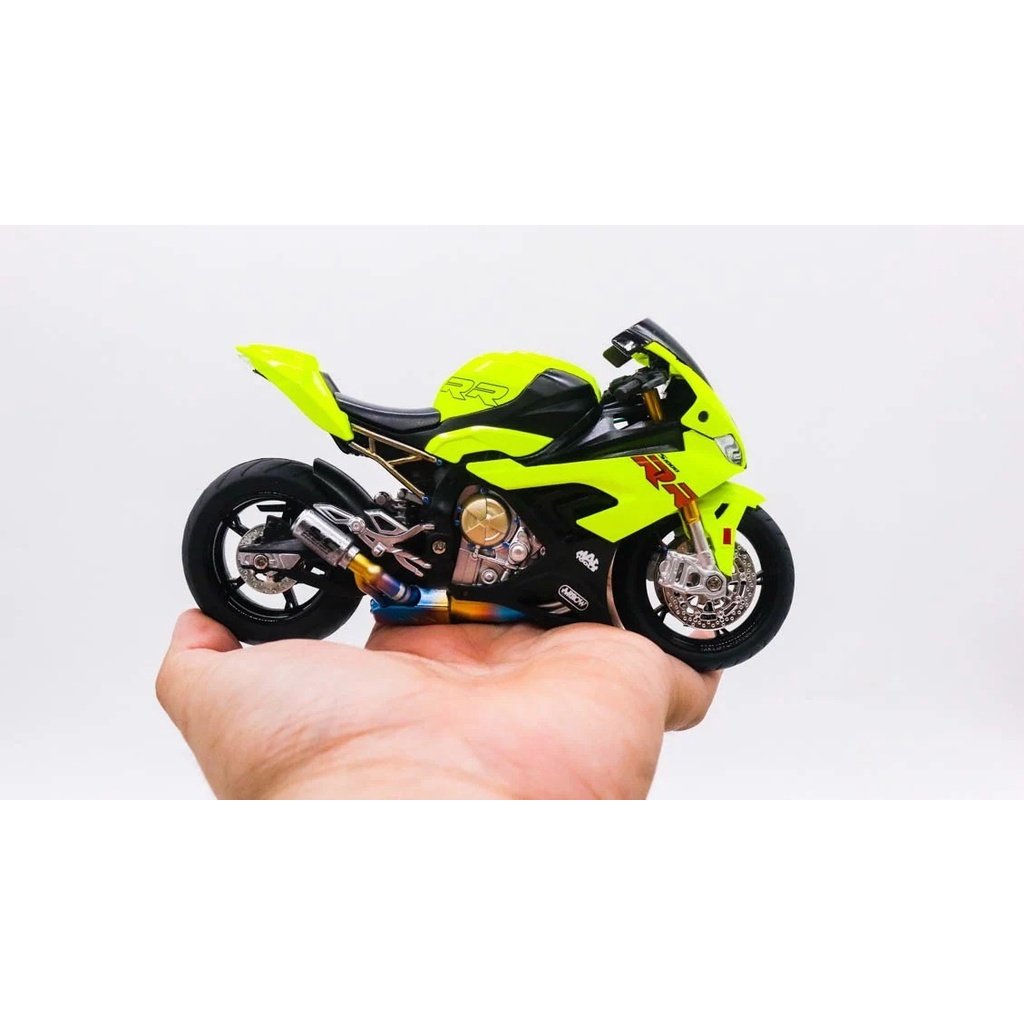 Mô hình xe độ BMW S1000RR 2020 1:12 Autono1 Alloy D160