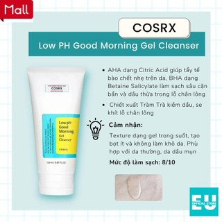 Sữa rửa mặt cosrx low ph - sữa rửa mặt cosrx low ph 150ml - sữa rửa mặt cosrx low ph dạng gel chiết từ dầu cây trà