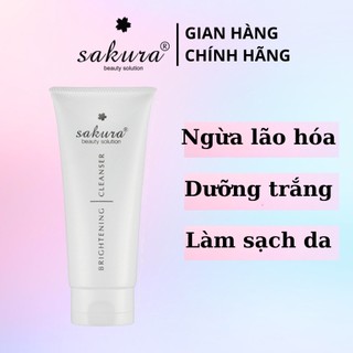 Sữa rửa mặt Sakura Brightening Cleanser làm sạch sâu sáng da 100ml