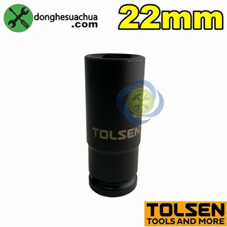 Tuýp 22mm 1/2 đen dài tolsen 18272 loại 6 cạnh thép cr-mo