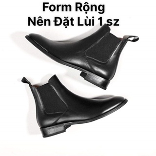 Giày boots nam Chelsea Boots Classic đế khâu Chắc chắn - Bốt nam da lộn cổ Chun Bảo Hành 30 ngày ( đặt lùi 1 size)