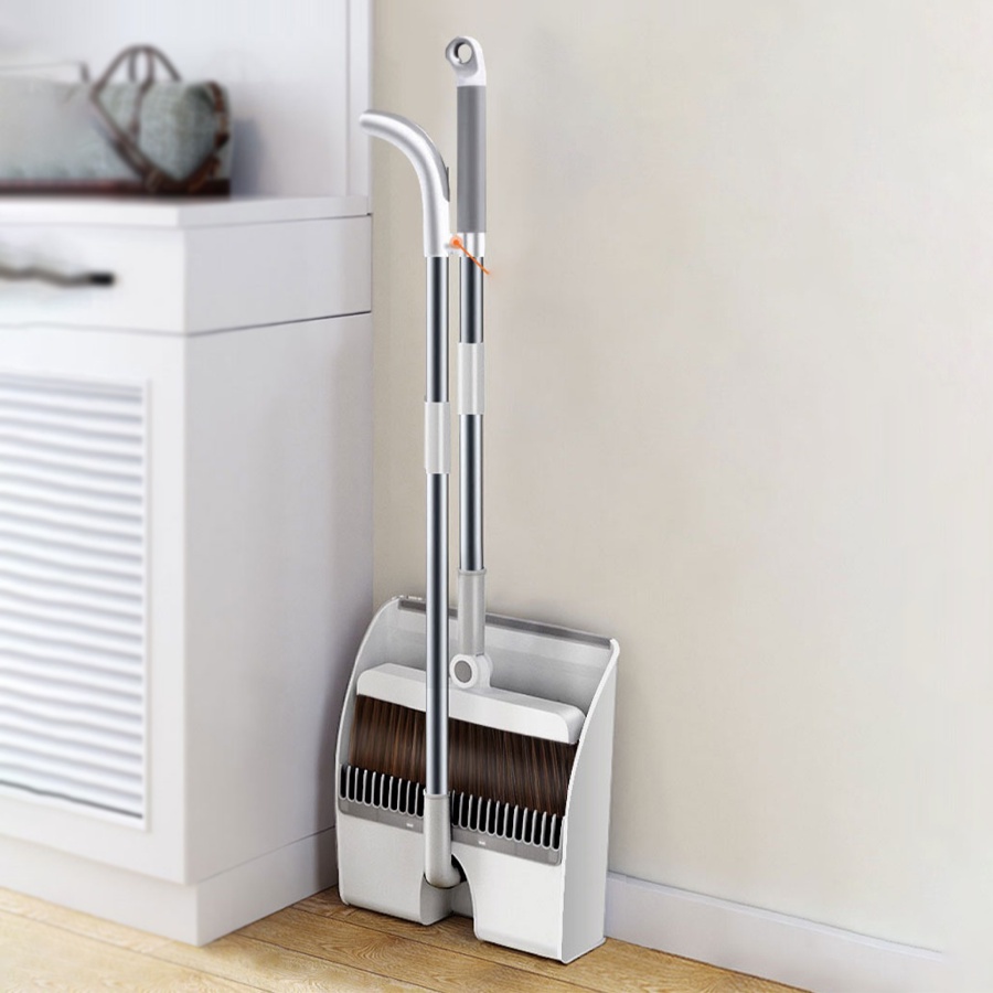 Bộ chổi kèm hốt rác từ tính Joybos cao cấp